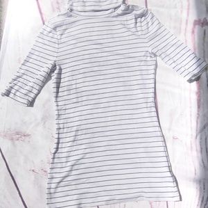 A New Day Striped turtleneck top Size M